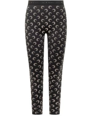 Marine Serre Leggings - Black