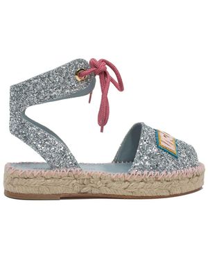 Chiara Ferragni Shoes > sandals > flat sandals - Bleu