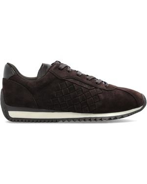Michael Kors Rhodes Woven Suede Trainer - Schwarz