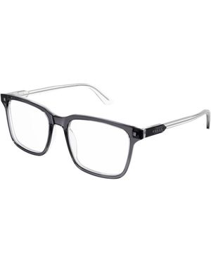 Gucci Accessoires ,Grijs ,Licht Acetaat Montuur - Bruin