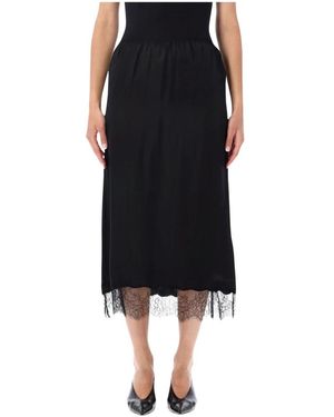 Anine Bing Midi Skirts - Negro