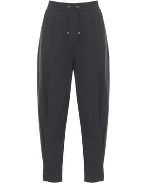 Herno Broeken ,Zwart ,Technische Stoffbroek - Grijs