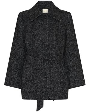 Heartmade Belted Coats - Nero