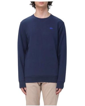La Martina Sweatshirt Met Ronde Hals - Blauw