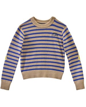 Marc Jacobs Joy Striped Crewneck - Blauw