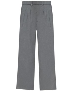 flâneur Wide Trousers - Grigio