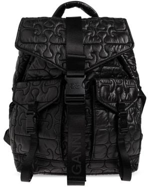Ganni Backpacks - Zwart