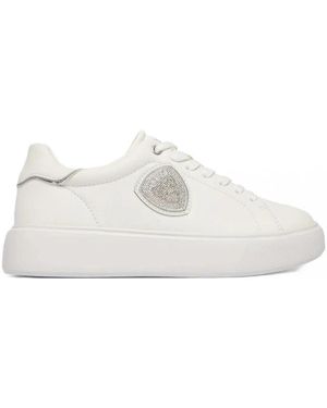 Blauer Sneakers - Bianco