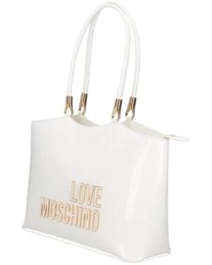 Love Moschino Tote Bags - White