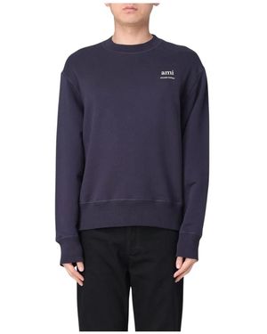 Ami Paris Sweatshirts - Blu