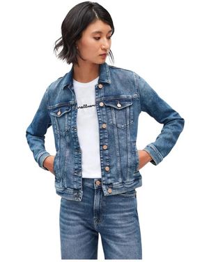 7 For All Mankind Denim Jackets - Bleu