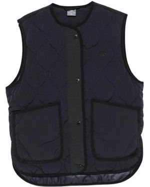 New Balance Fitness ,Blauw ,Polyester Gewatteerd Vest