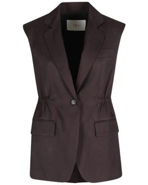 Tela Vests - Marrón