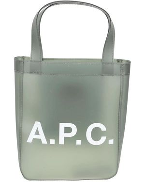 A.P.C. Tote Bags - Verde