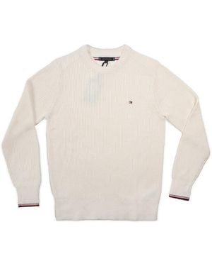 Tommy Hilfiger Round-Neck Knitwear - Blanco