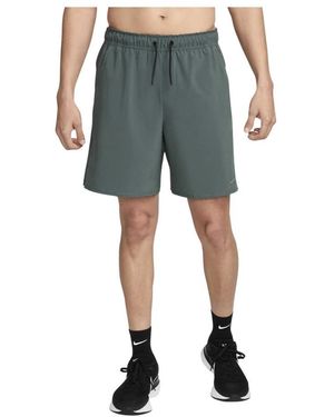 Nike Fitness ,Groen ,Polyester Unlimited Dri-Fit 7' 2-In-1 Shorts - Blauw