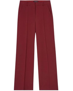 Luisa Cerano Wide Trousers - Red