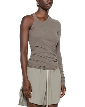 Rick Owens Asymmetrisches One-Shoulder-Oberteil - Braun