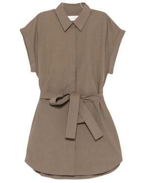 Matteau Shirt Dresses - Brown