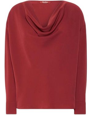 Max Mara Ottimo Bluse - Rot