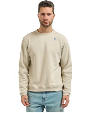 K-Way Hoodies & Sweatvesten ,Katoen Sweaters - Naturel