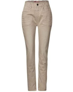 Street One Denim Bonny Loose Fit Hose - Natur
