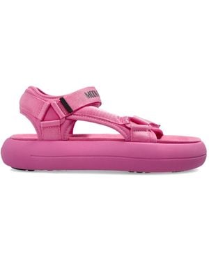 Moon Boot Flat Sandals - Morado