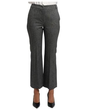 iBlues Cropped Trousers - Negro