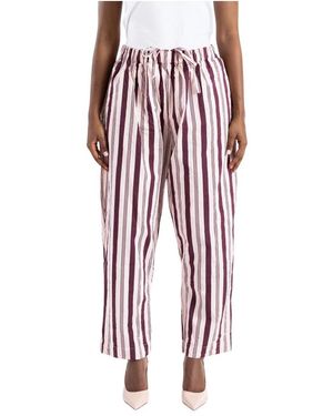 Casey Casey Simple Wide Broeken - Rood