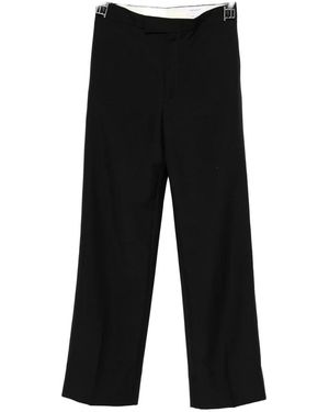 McQueen Straight Trousers - Negro