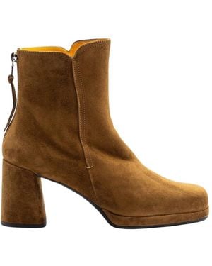 Mara Bini Heeled Boots - Brown