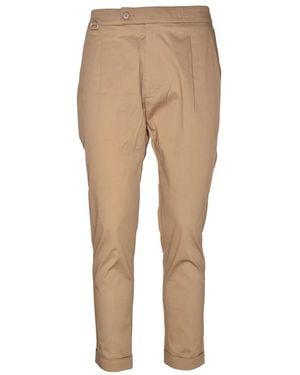Low Brand Slim-Fit Trousers - Natural