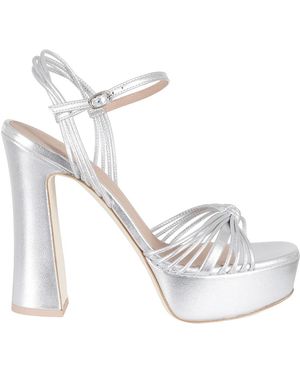 Malone Souliers High Heel Sandals - White