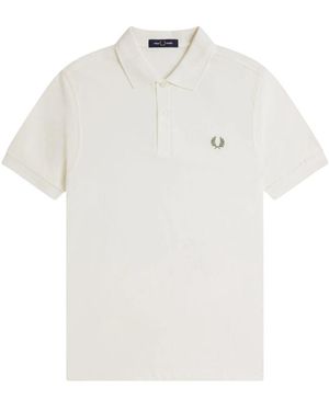 Fred Perry Polo Shirts - White