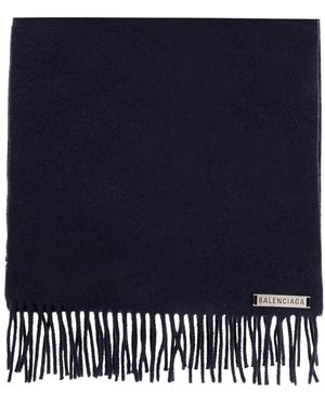 Balenciaga Winter Scarves - Azul