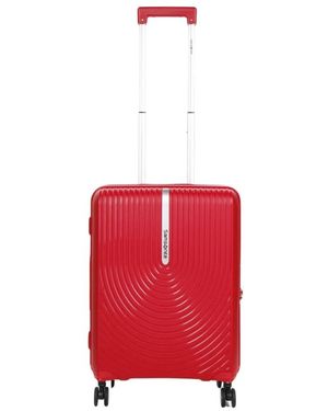 Samsonite Koffers ,Rood ,Leer Hi‑Fi Cabin Bag