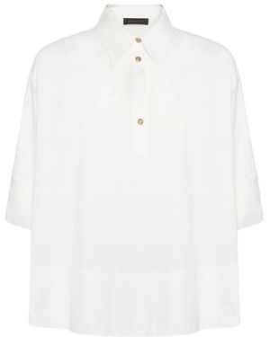 Elena Miro Polo Shirts - White