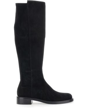Stuart Weitzman 5050 Gisele Overknee-Stiefel - Schwarz