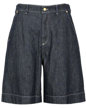 Max Mara Denim Shorts - Azul
