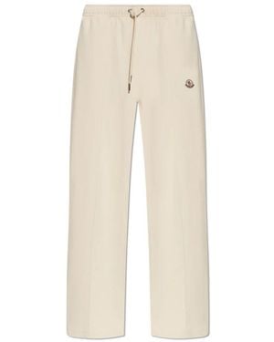 Moncler Straight Trousers - Natural