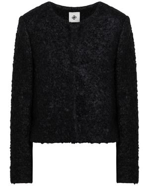 THE GARMENT Jassen ,Zwart ,Wol Zwarte Wollen Jas
