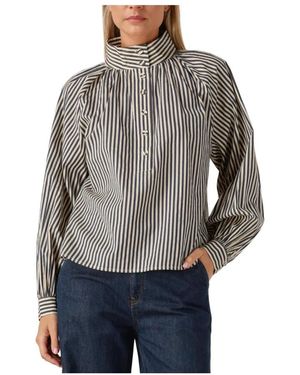 Dea Kudibal Overhemden ,Veelkleurig ,Katoen Elegante Nicola Blouse Voor - Grijs