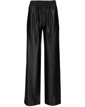 Alexander Wang Satin Faille Track Pants - Zwart