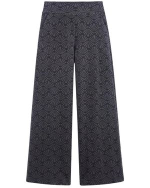 Niu Broeken ,Zwart ,Wijde Broek - Grijs