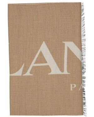 Lanvin Wool And Silk Scarf - Natural