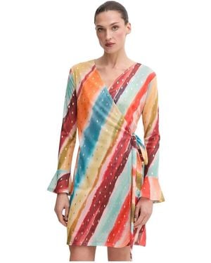 Never Fully Dressed Jurk Met Strikdetail - Rood