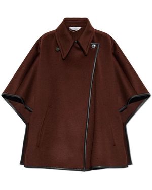 Max Mara Jassen ,Bruin ,Kasjmier Cashmere Cape Coat Gentile