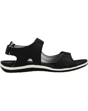 Geox Flat Sandals - Nero