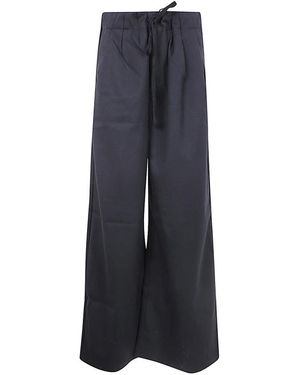 Entire studios Broeken ,Zwart ,Wol Cinch Pant - Blauw