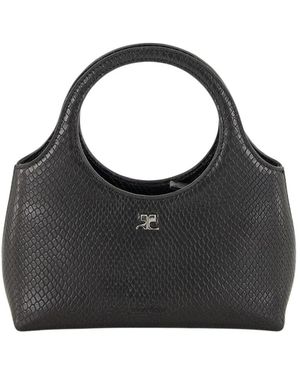 Courreges Mini Day Viper Bag - Schwarz